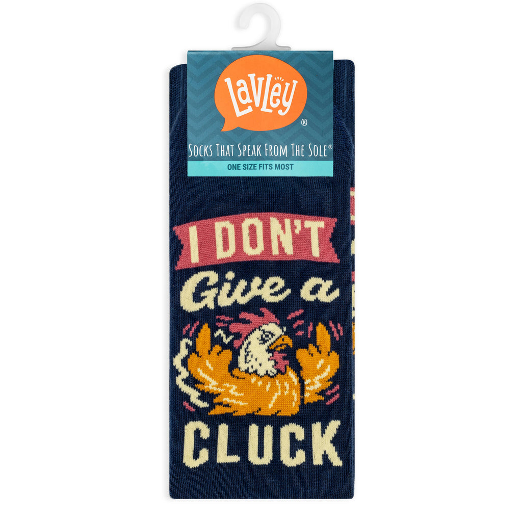 I Don't Give a Cluck Chicken Socks Gift for Women and Men