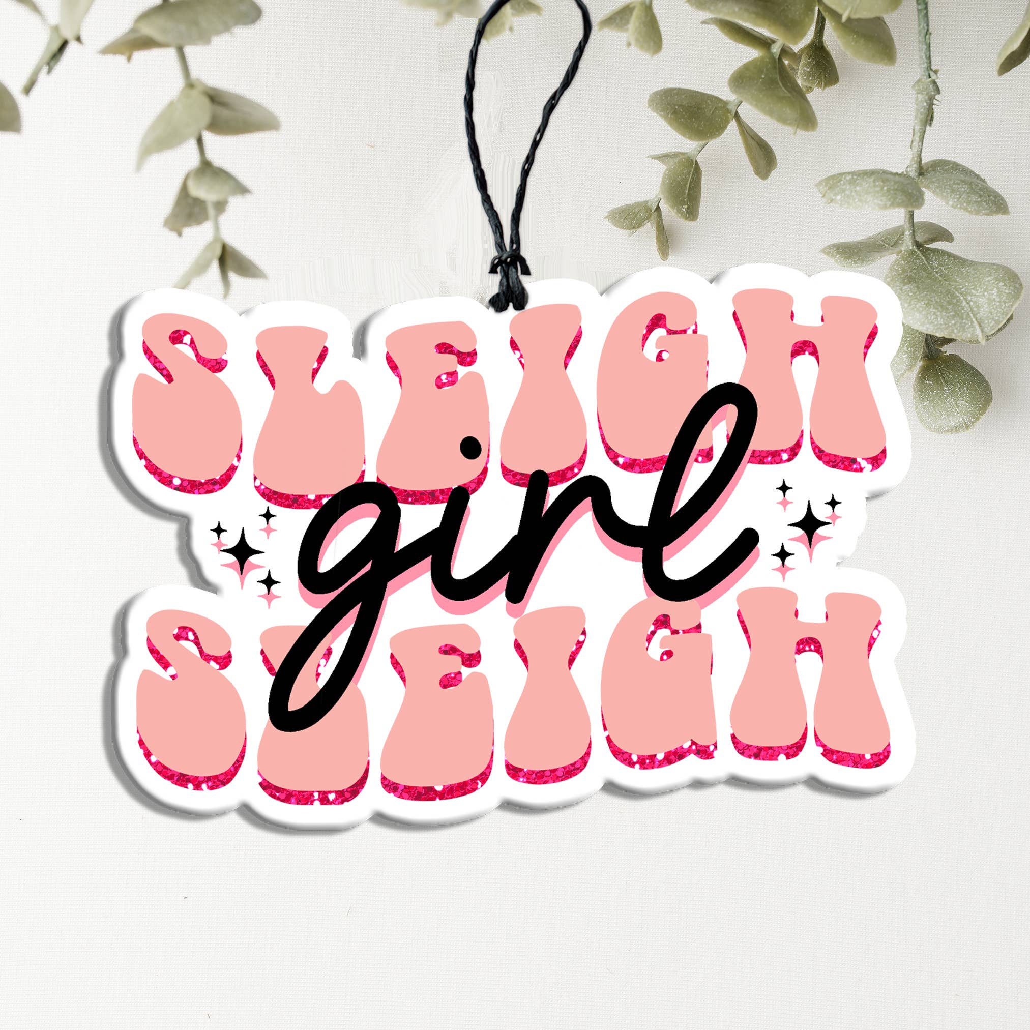 Naughty List, Hanging Air Freshener Christmas for Cars