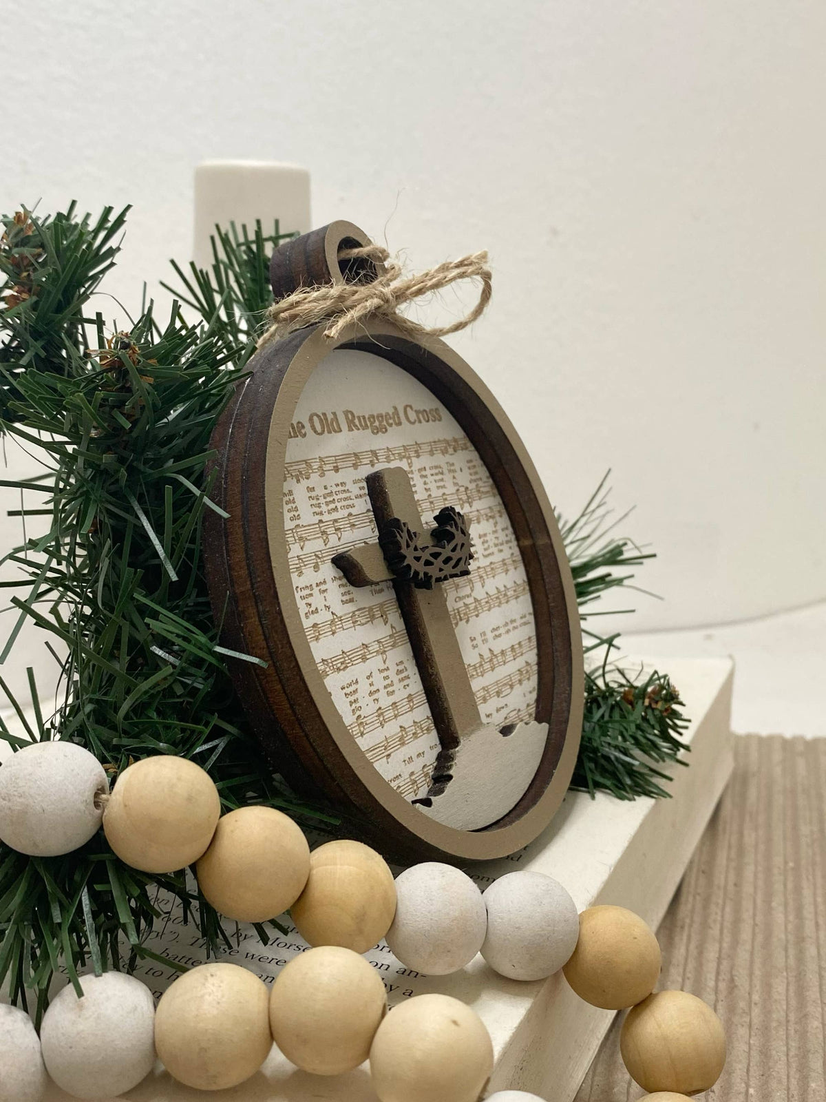 The Old Rugged Cross Ornament or Gift Tag