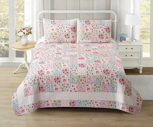 "Savannah"  3-Piece Designer Quilt Set