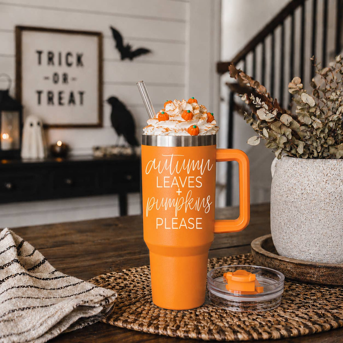 Fall Bohemian Floral Gifts & Drinkware 40oz Autumn Tumbler