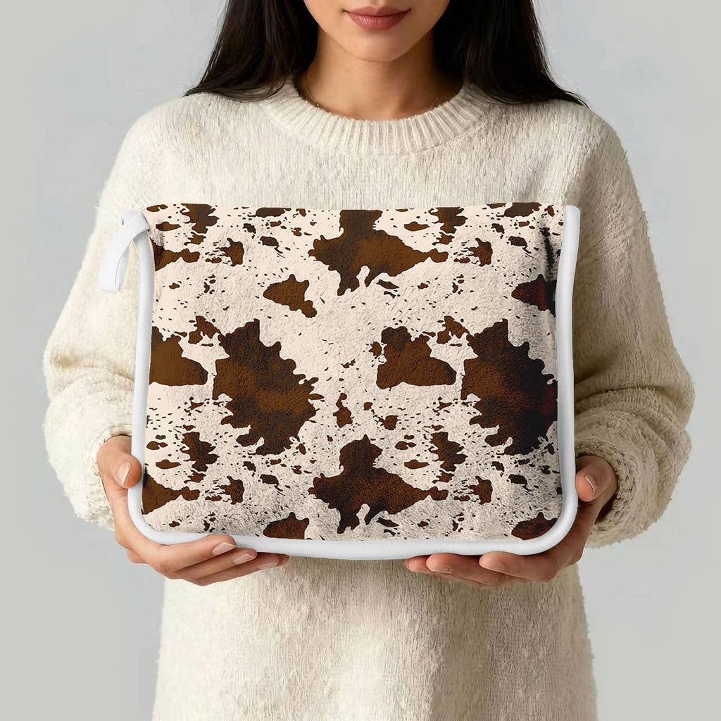 "Rodeo" Plush Travel Blanket with Matching Case