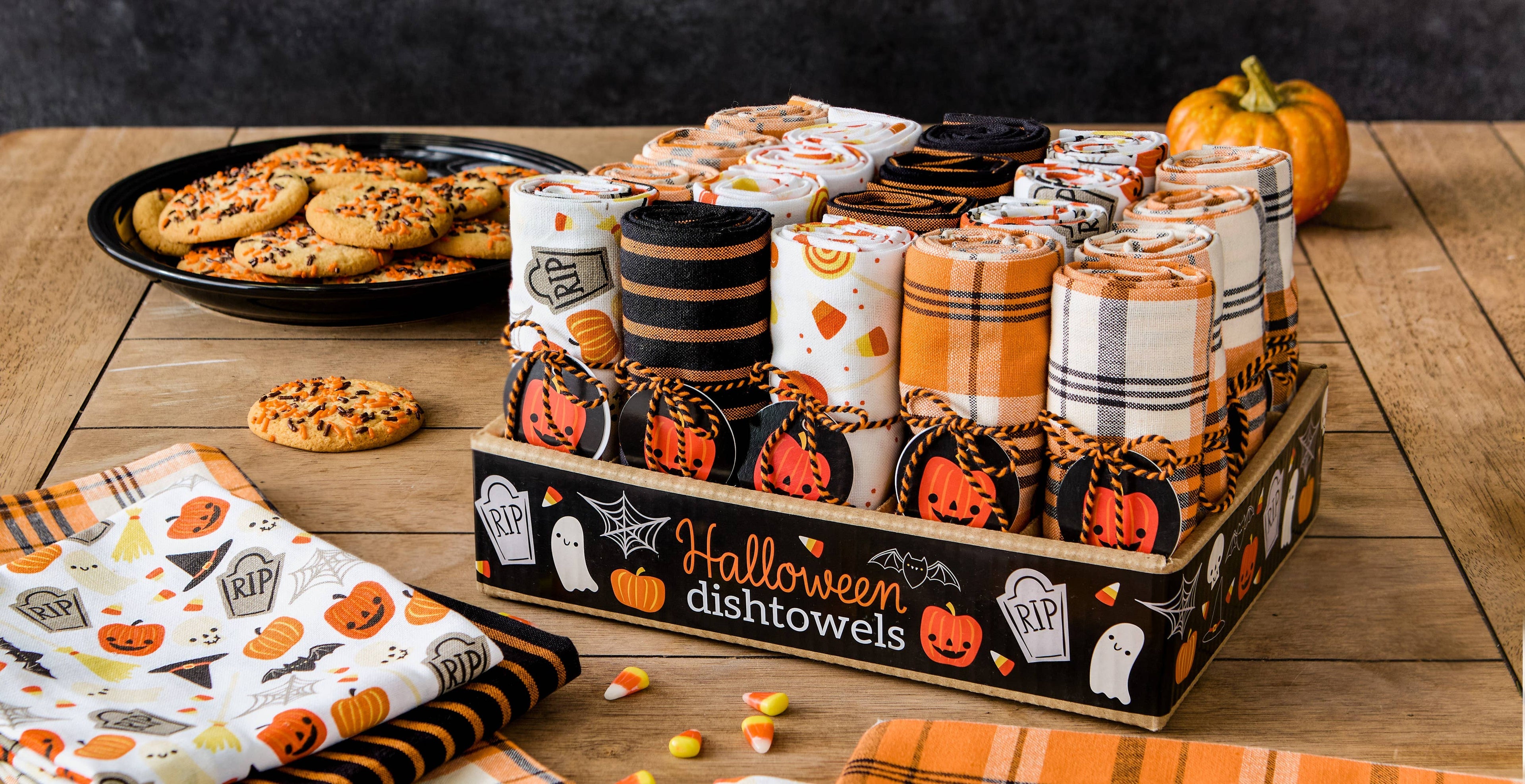 Halloween Assorted Dishtowels- PDQ