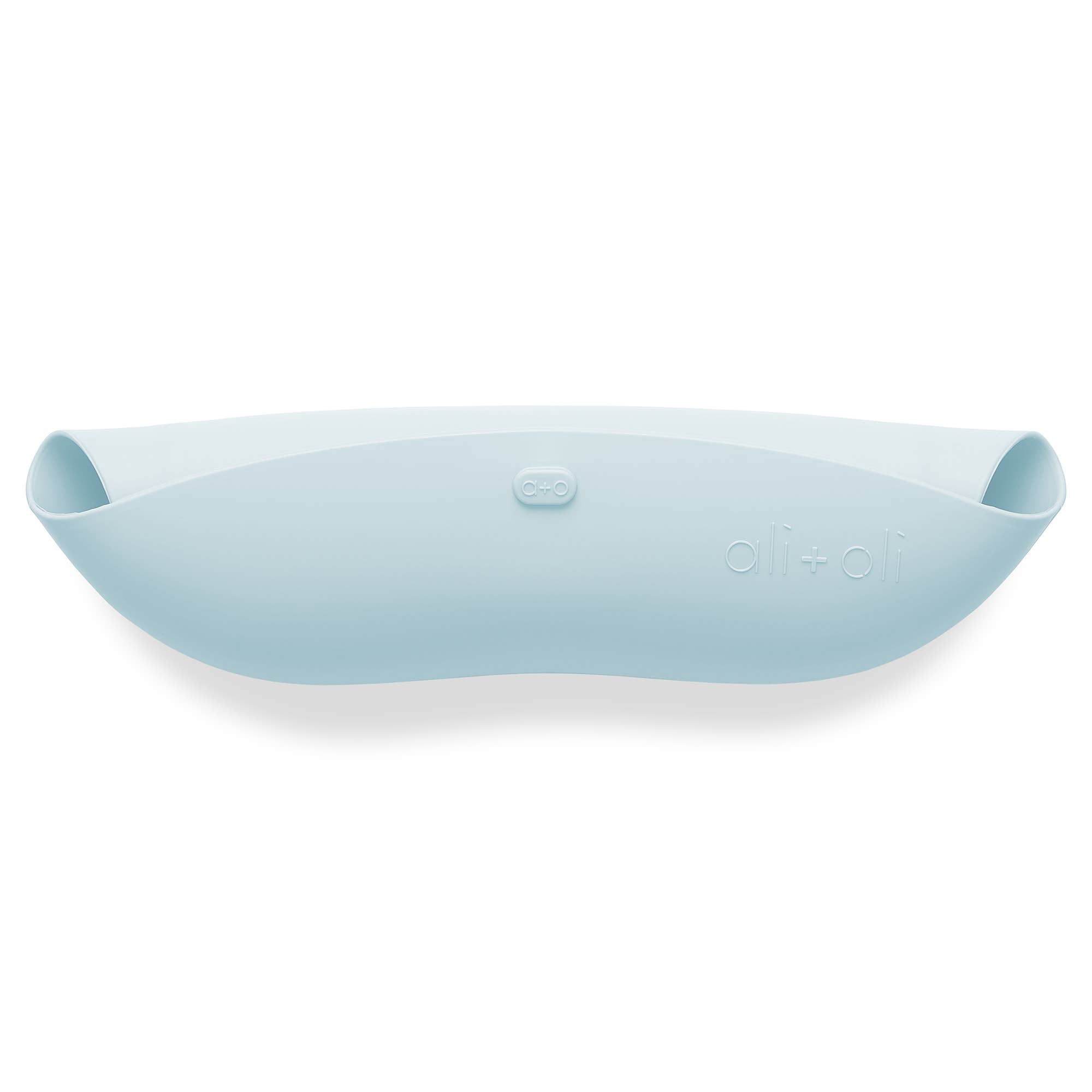 Silicone Baby Bib Roll Up & Stay Closed - (Sky)