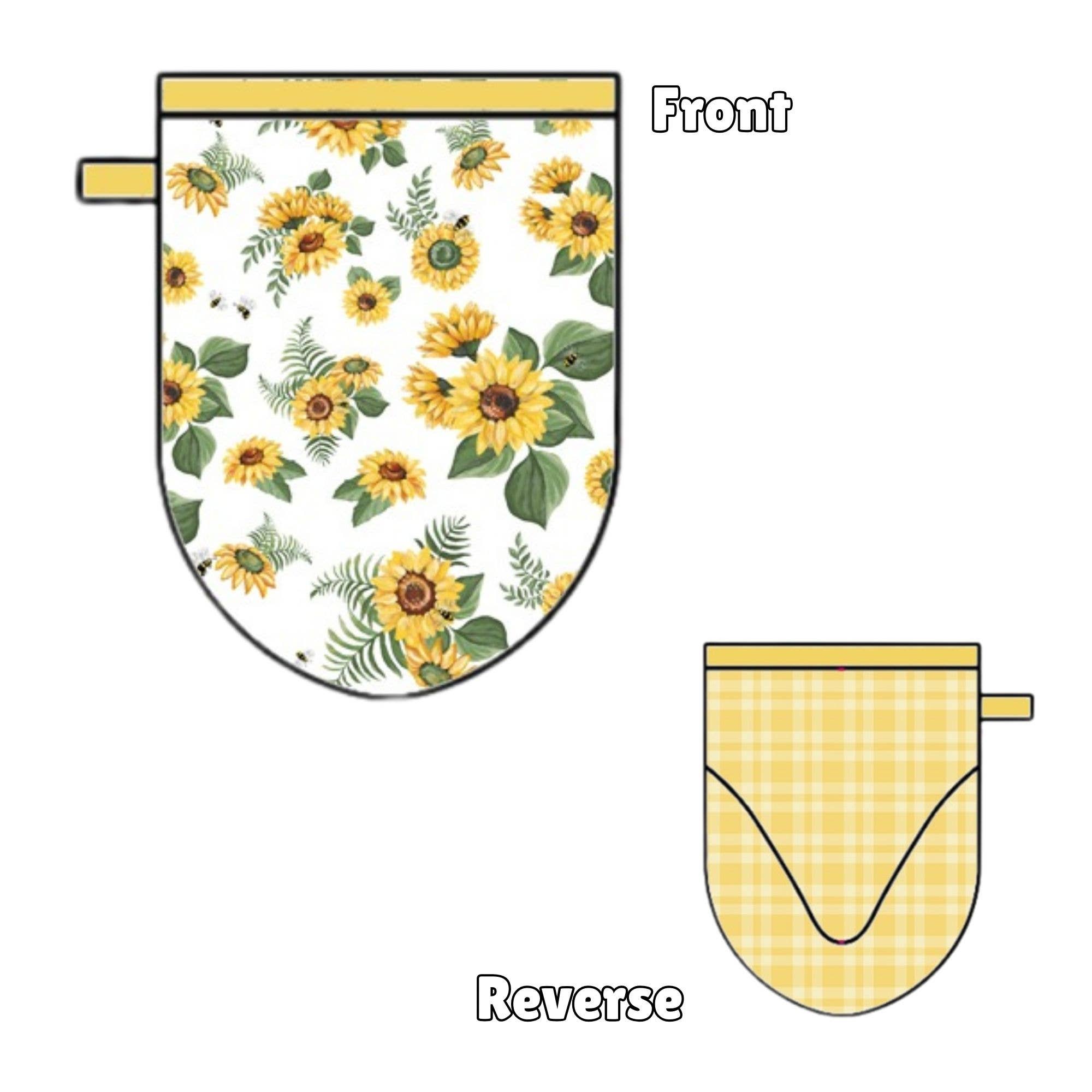 "Down Home" Sunflower-Themed Grabber Mitt