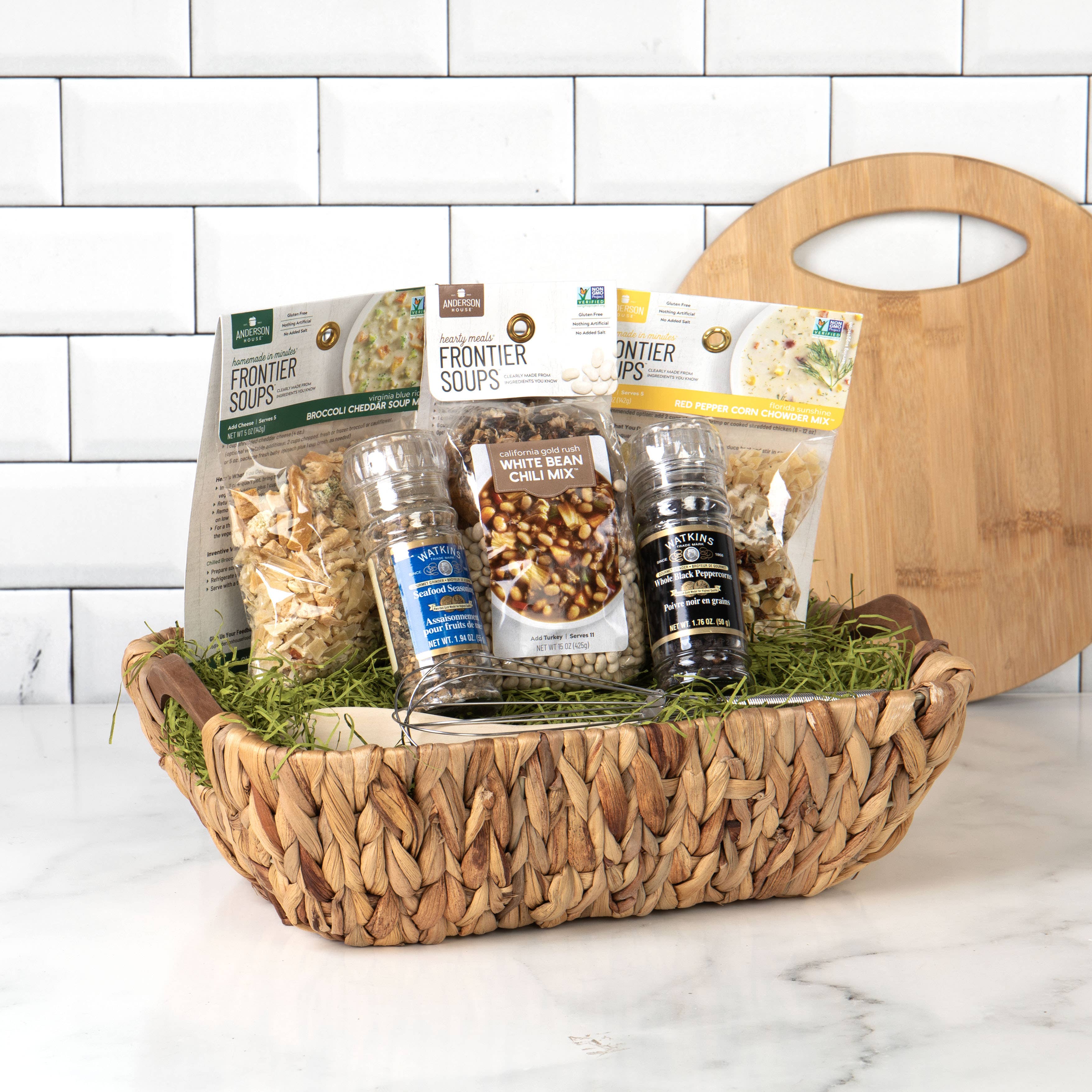Natural Hyacinth Tub w/Wood Handles