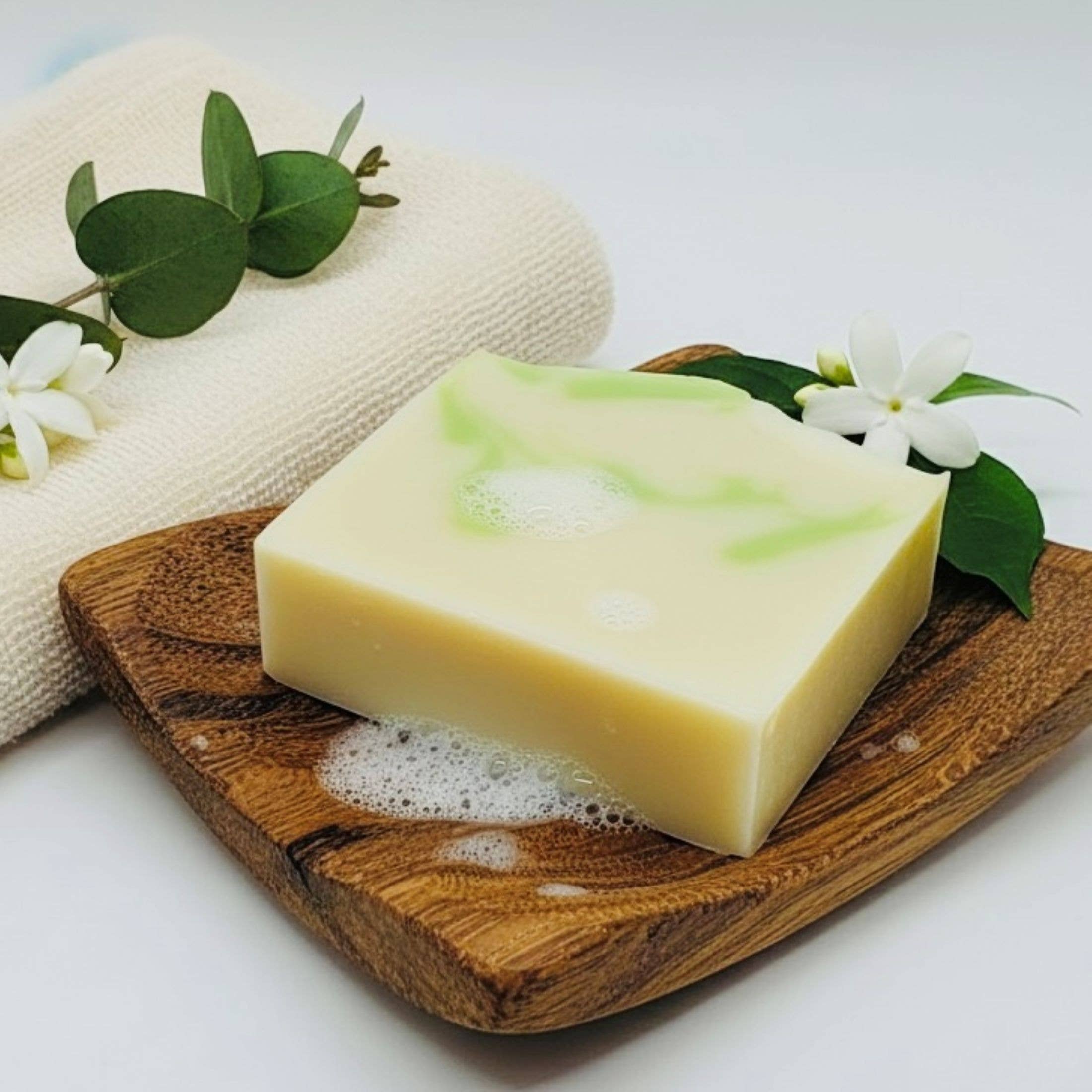 Bamboo Bergamot Handmade Soap Bar VEGAN COLD PROCESS