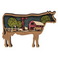 Cow Farm Scene Sitter