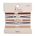 "Brave" Red, White & Blue with Silver Star Accents