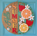DIY Summer Fruit Door Hanger
