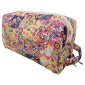 "Foliage" Designer Quilted Vanity and Travel Bag