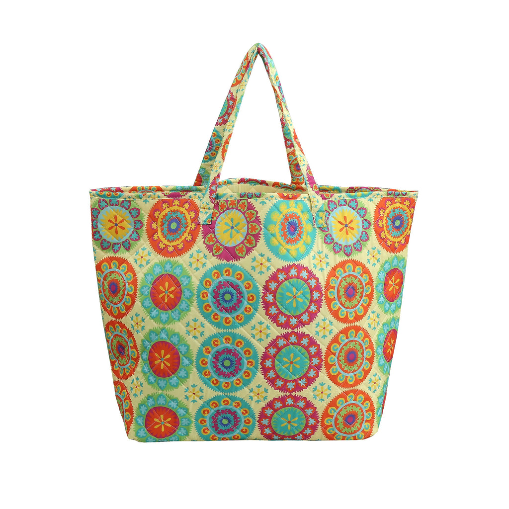 "Suri" Designer Quilted Tote Bag