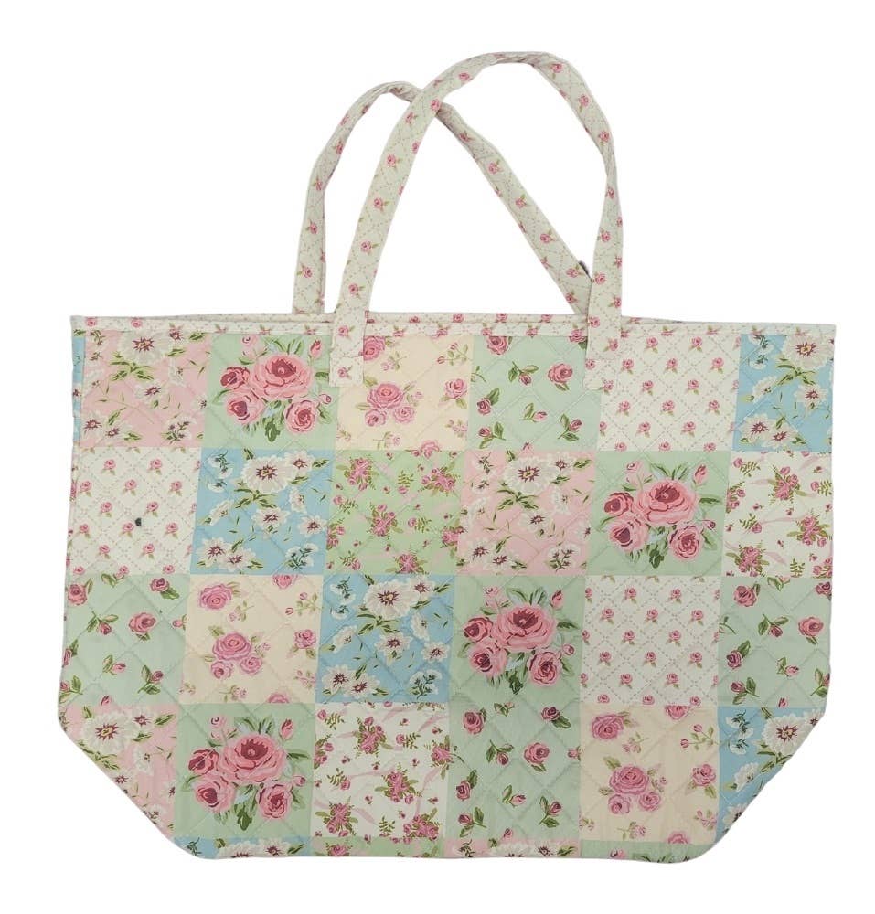 "Savannah" Designer Quilted Tote Bag