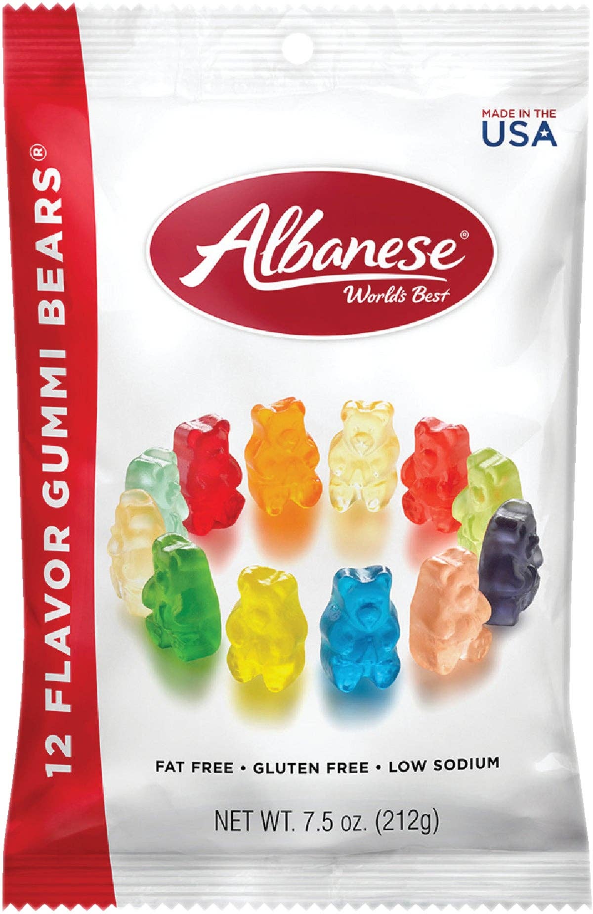 Albanese Gummi Bears 12 Flavor, 7.5oz, 12ct Case