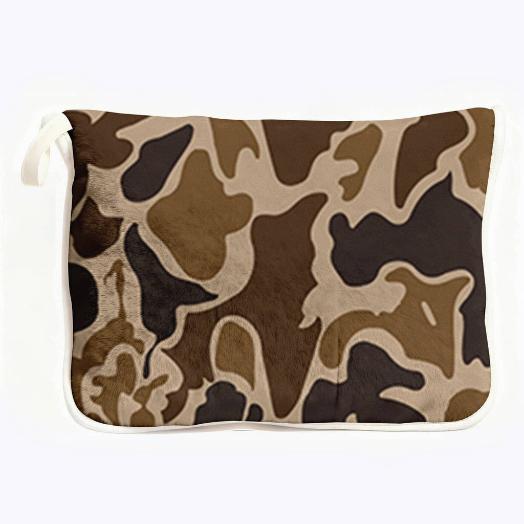 "Duck Camo" Plush Travel Blanket with Matching Case