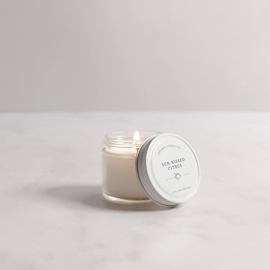 Sun-Kissed Citrus - Soy Wax Mason Jar Candle