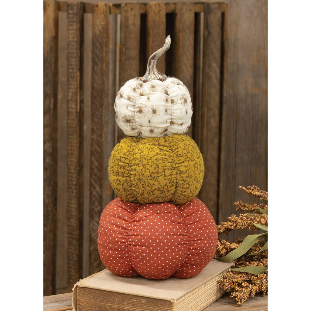 Fall Patterns Pumpkin Stack