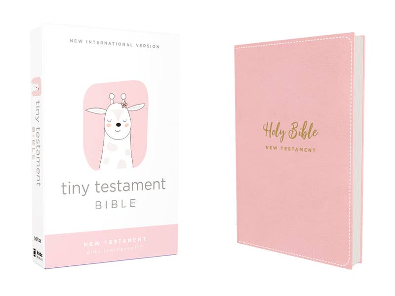 NIV Tiny Testament Bible, New Testament Leathersoft Pink