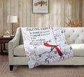 "Cardinals Amazing Grace" Inspirational Quilted Throw 50x60"