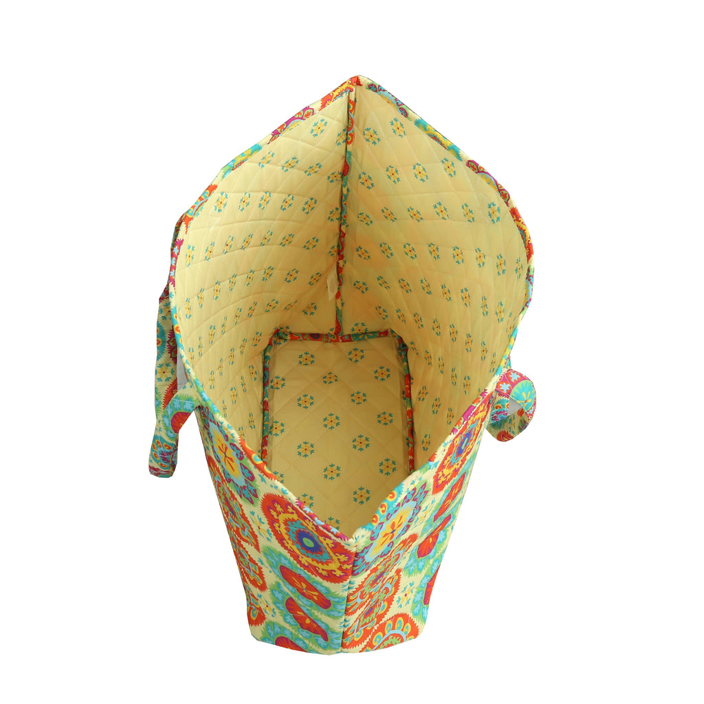 "Suri" Designer Quilted Tote Bag