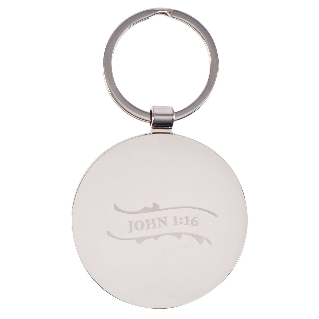 Keychain Grace Upon Grace John 1:16