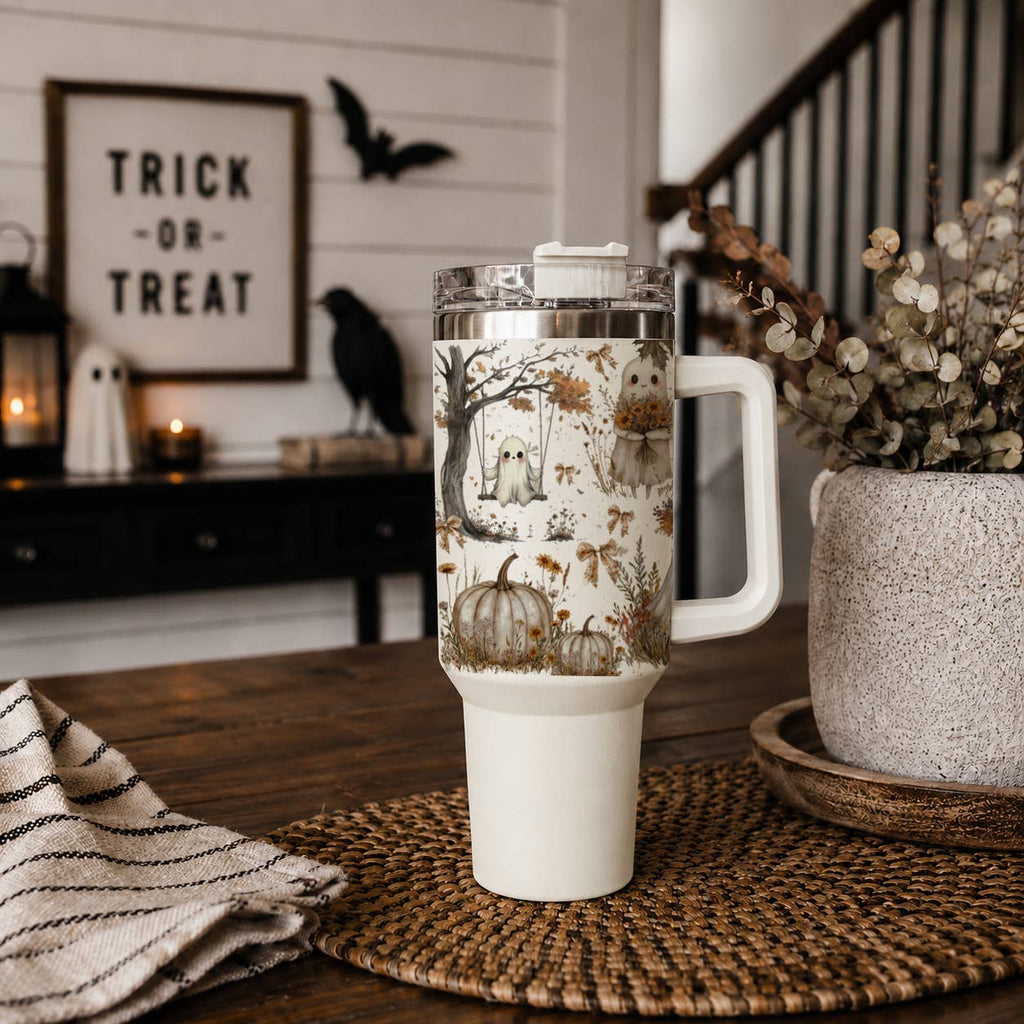 Fall Bohemian Floral Gifts & Drinkware 40oz Autumn Tumbler
