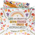 Good Friends And Great Adventures Zipper Pouch