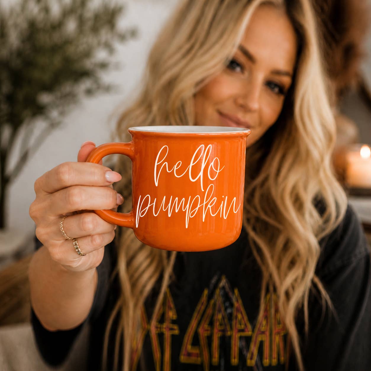 Hello Pumpkin Orange Fall Coffee Cup Pumpkin Spice Lover Mug