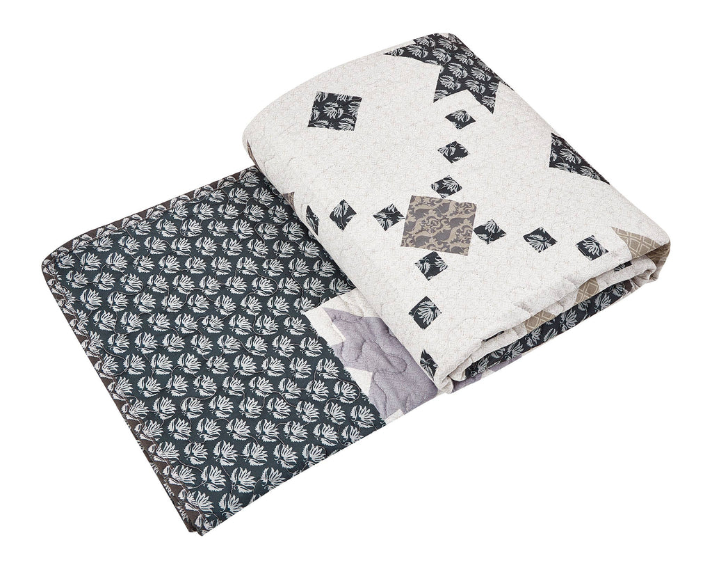 Midnight Stars Quilted Throw
